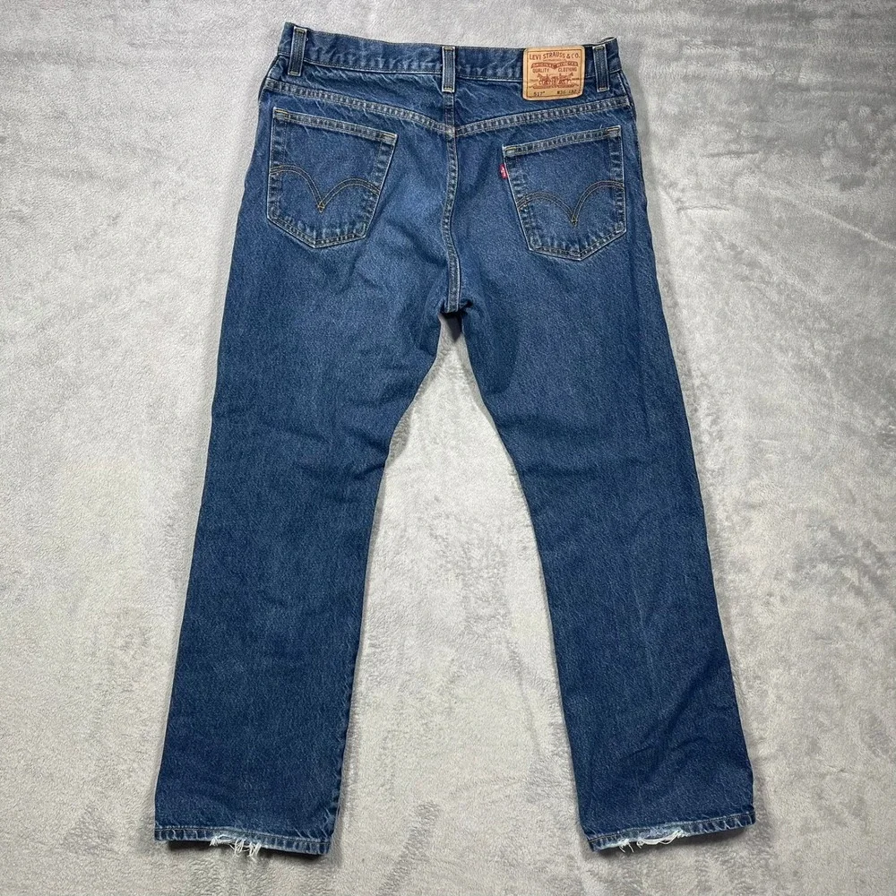 Levi's 517 Boot Cut Jeans Mens 36x32 Blue Medium Wash Denim